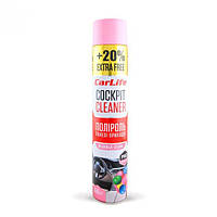 Поліроль панелі приладів CarLife Бабл гам. Cockpit Cleaner 750ml (24шт/ящ)