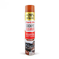 Поліроль панелі приладів CarLife Кава. Cockpit Cleaner 750ml (24шт/ящ)