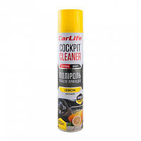 Поліроль панелі приладів CarLife Лимон. Cockpit Cleaner EXTRA MAT 320ml (24шт/ящ)