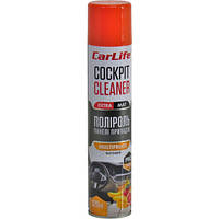 Поліроль панелі приладів CarLife мультифрукт. Cockpit Cleaner EXTRA MAT 320ml (24шт/ящ)