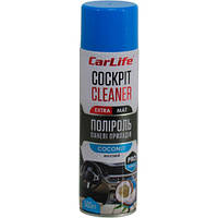 Поліроль панелі приладів CarLife Кокос. Cockpit Cleaner EXTRA MAT 500ml (24шт/ящ)
