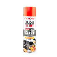 Поліроль панелі приладів CarLife Мультифрукт. Cockpit Cleaner EXTRA MAT 500ml (24шт/ящ)