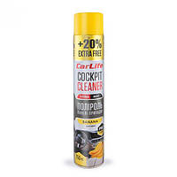 Поліроль панелі приладів CarLife Банан. Cockpit Cleaner EXTRA MAT 750ml (24шт/ящ)