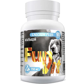 Вітаміни для собак FunVit кальціум плюс 90 таблеток