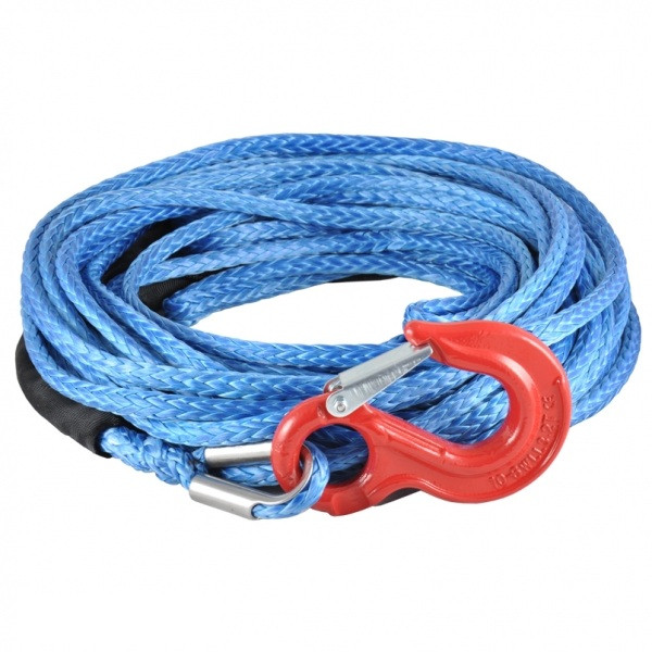 Трос для лебідки синтетичний з посиленим гаком, ø11мм, довжина 26м, фото 1