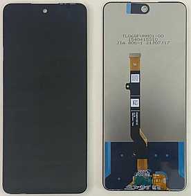 Дисплей для Tecno Camon 17 Pro (CG8) з сенсорним склом (Чорний) Оригінал Китай