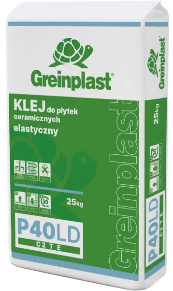 Високоеластичний клей для керамічної плитки GREINPLAST P40LD 25 кг.