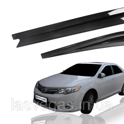Дефлектори вікон (вітровики) Toyota Camry 50 2011-2015 (Autoclover/Корея), фото 1