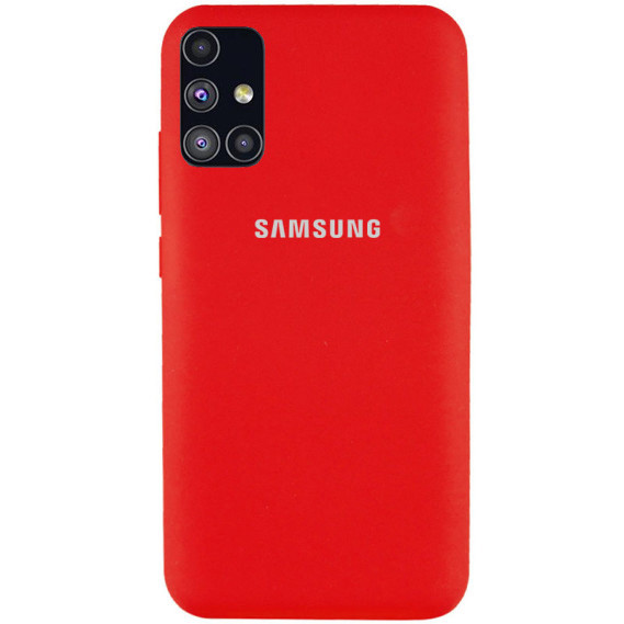 Чохол Silicone case для Samsung Premium A72 Red (01) червоний, фото 1