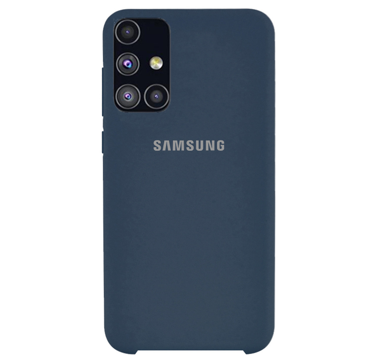 Чохол Silicone case для Samsung Premium A72 Dark Blue (08) темно-синій, фото 1