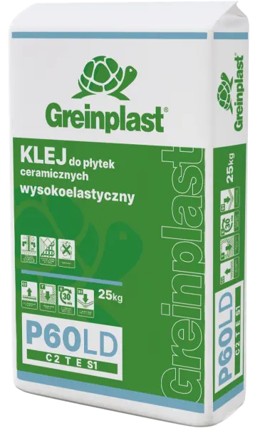 Високоеластичний клей для керамічної плитки GREINPLAST P60LD 25 кг.