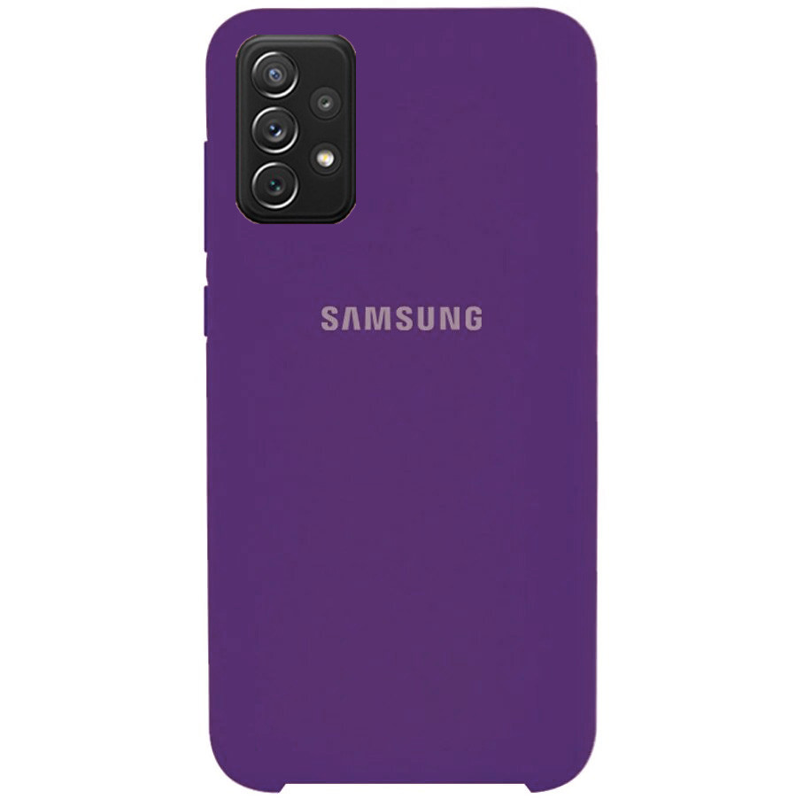 Чохол Silicone case для Samsung Premium A52 Purple (14) фіолетовий, фото 1