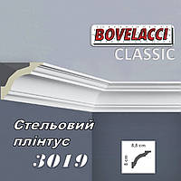 Потолочный плинтус BOVELACCI CLASSIC 3019HQ полиуретан 85х80х2000 мм