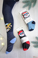 ОПТОМ Колготки махрові "Крутий Рік" для хлопчика (74-80 / 1-1,5 роки)  Pier Lone 2125000762081