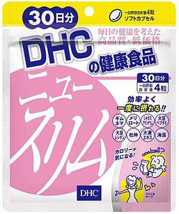 DHC New Slim для схуднення з морськими водоростями, джимнема, синефрин, буркун, лецитин, Точу, 120 таб на 30 днів
