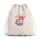 Сумка для взуття Рік і Морті, сумка-рюкзак дитяча Ігри