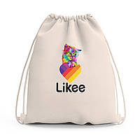 Сумка для взуття Лайк Кіт (Likee Cat) сумка-рюкзак дитячий (10428-1470)