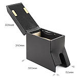 Підлокітник Daewoo Lanos з логотипом сірий, фото 2