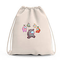 Сумка для обуви Амонг Ас (Among Us) сумка-рюкзак детская (10428-2407)