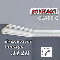 Стельовий плінтус BOVELACCI CLASSIC 3128 HQ поліуретан 57х57х2000 мм