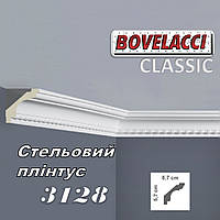 Потолочный плинтус BOVELACCI CLASSIC 3128 HQ полиуретан 57х57х2000 мм