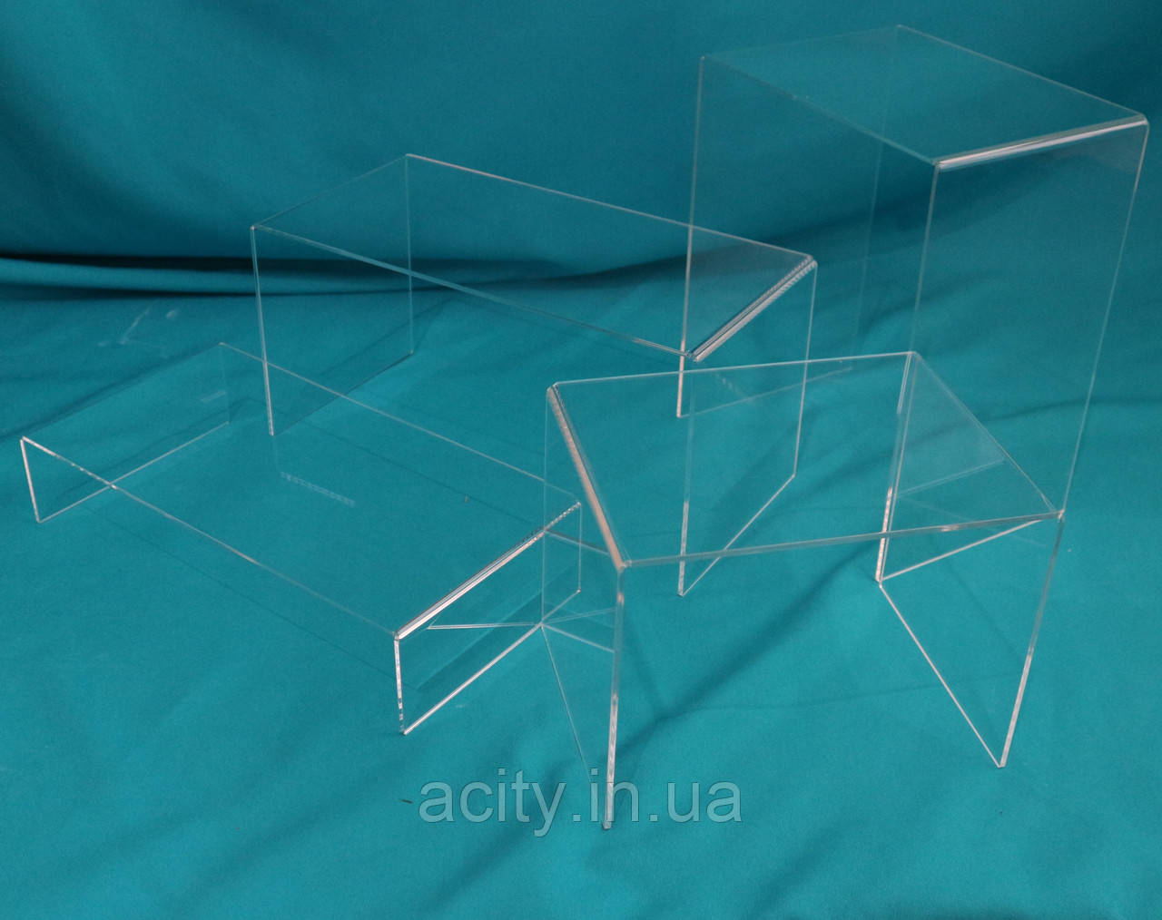 Комплект з 4 стійок для фуршету