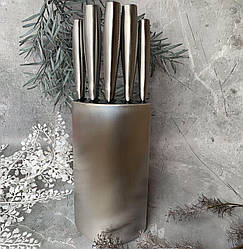 Набір кухонних ножів із підставкою 6 предметів Edenberg EB-11001 Набір ножів із неіржавкої сталі на підставці