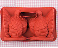 Силиконовая форма для выпечки Птица 3D 31,5 см 18 см ОПТ