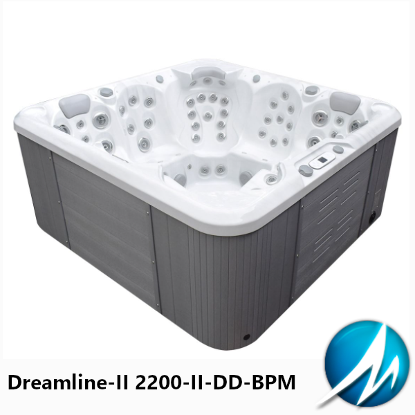 Гідромасажний басейн IQUE Dreamline-II 2200-II-DD-BPM (WiFi+MICROSILK) (220х220х96 см)