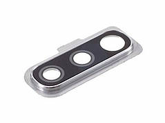 Скло камери Samsung A70 (SM-A705) білий сервісний оригінал з розбірки