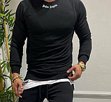 Чоловічий костюм спортивний з принтом Palm Angeles Світшот Палм Ангелс Светр Пальм Анджелз та штани трикотажні, фото 4