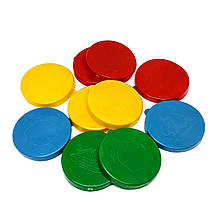 Кришка капронова Господар звичайна кольорова набір 10 штук