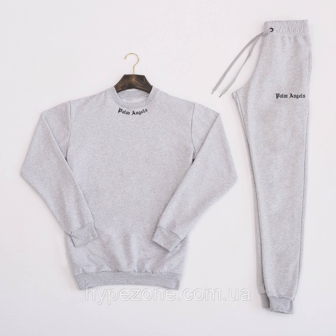 Костюм чоловічий Palm Angeles Sweatshirt Кофта з принтом Палм Енджелс Світшот трикотажний та Штани Палм Енжелз