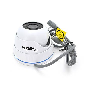 1MP камера купольна корпус метал AHD/HDCVI/HDTVI/Analog 720Р MERLION (об'єктив 3.6 мм/ІК підсвічування 20м)