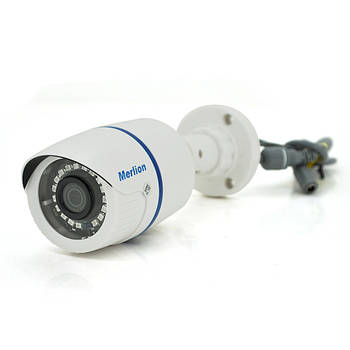 Камера 2MP циліндрична корпус метал AHD/HDCVI/HDTVI/Analog OSD меню(1920*1080 MERLION(об'єктив 3.6 мм/ІК
