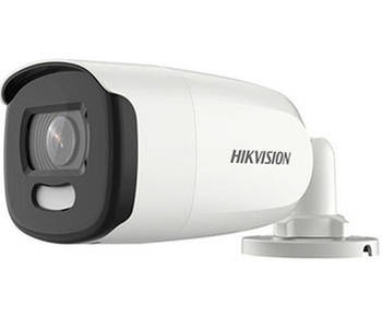 5Мп TVI/AHD/CVI/CVBS відеокамера ColorVu Hikvision DS-2CE12HFT-F (3.6 ММ)