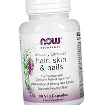 Вітаміни для волосся, шкіри та нігтів Now Foods Hair, Skin & Nails 90 капс нау фудс, фото 2