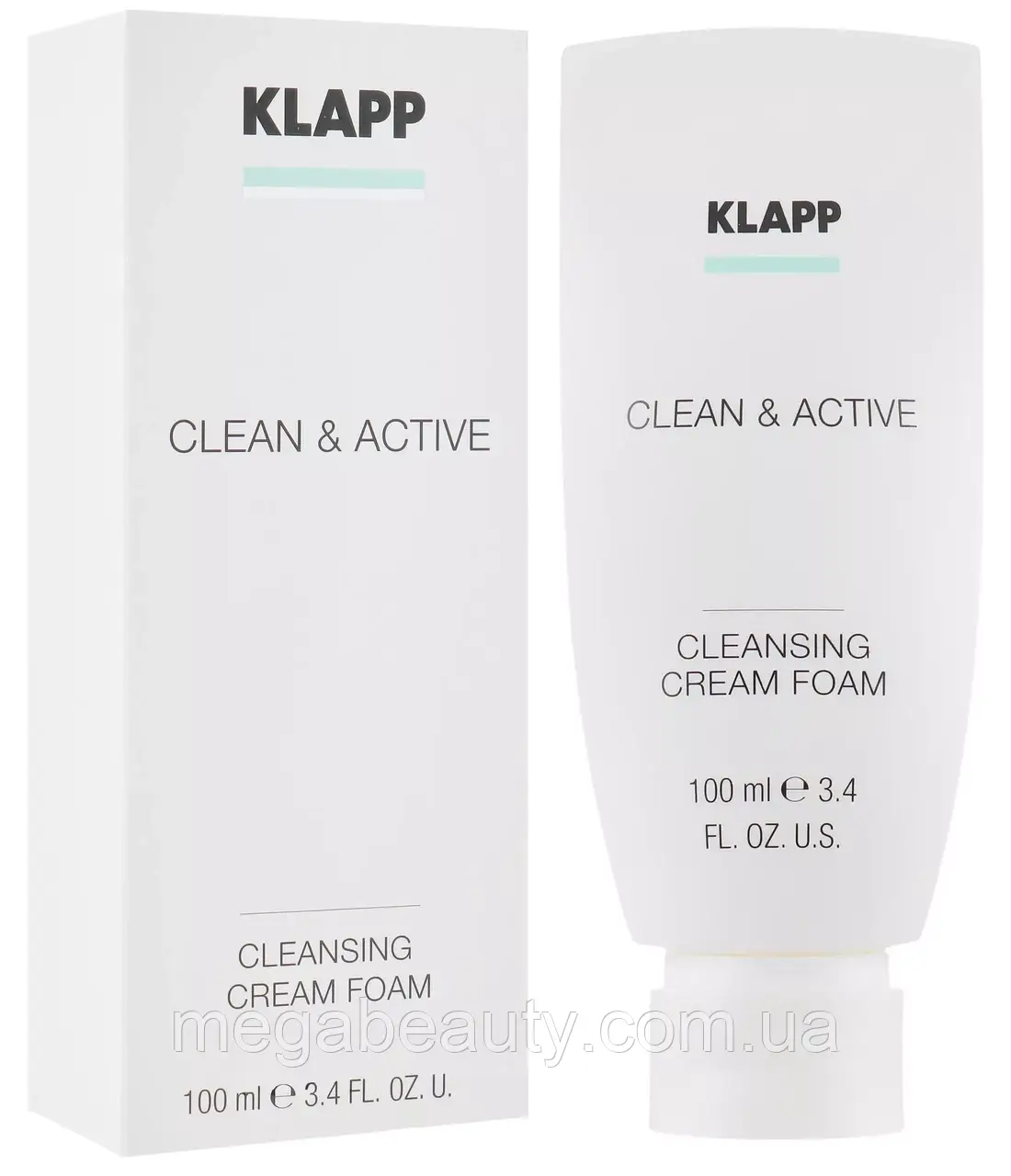 Базова крем-пінка очищаюча Clean & Active Cleansing Cream Foam, 100мл Klapp