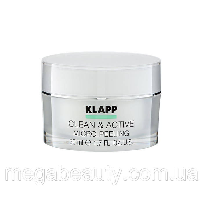 Базовий мікропілінг Clean & Active Micro Peeling, 50 ml Klapp