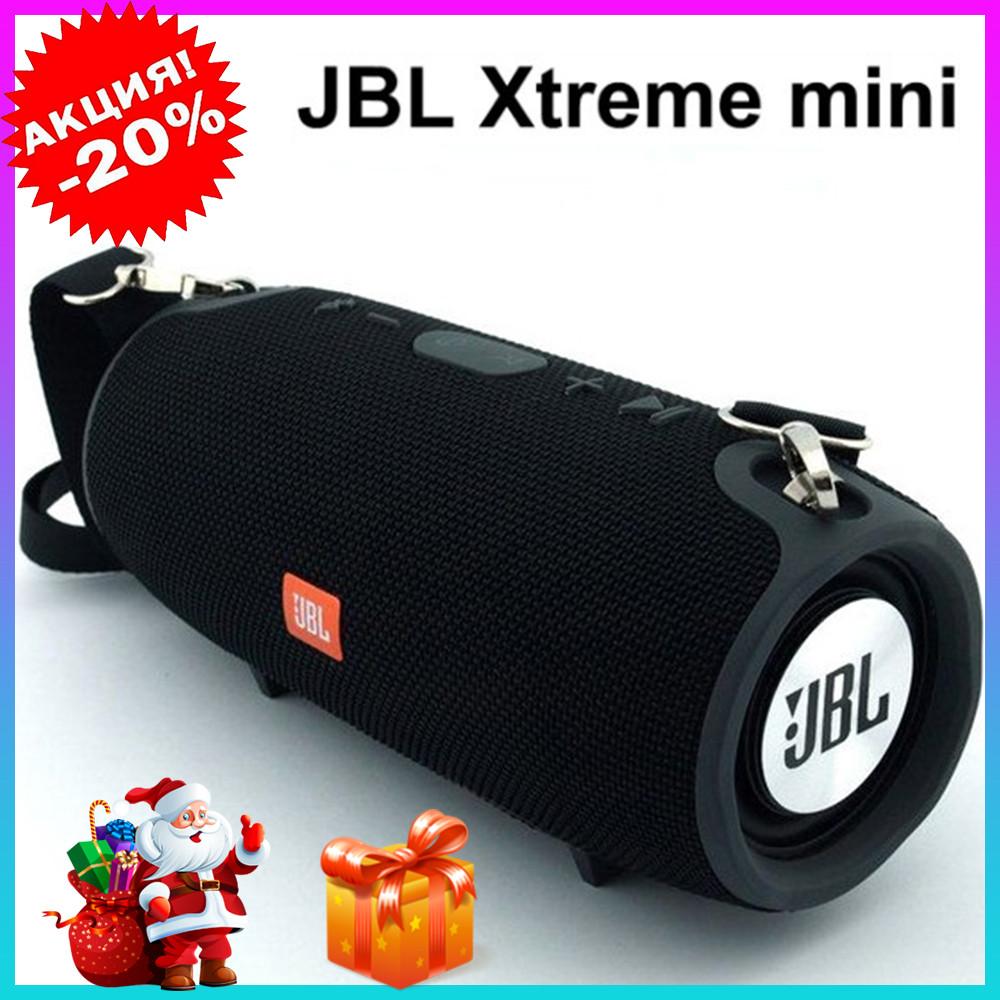 Колонка Портативна JBL Xtreme mini Чорний Бездротова Блутуза колонка Джибіель Екстрім міні