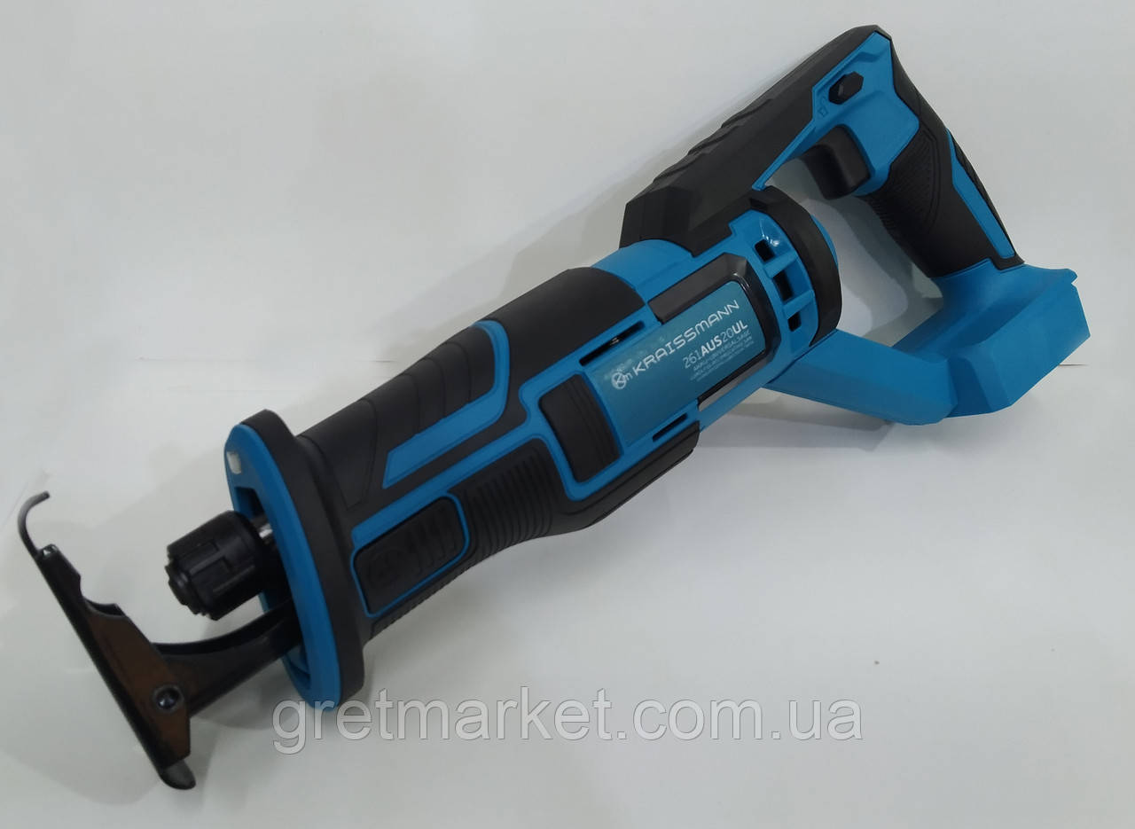 Шабельна пила акумуляторна KRAISSMANN 261 AUS 20 UL (акумулятор 2Ач)
