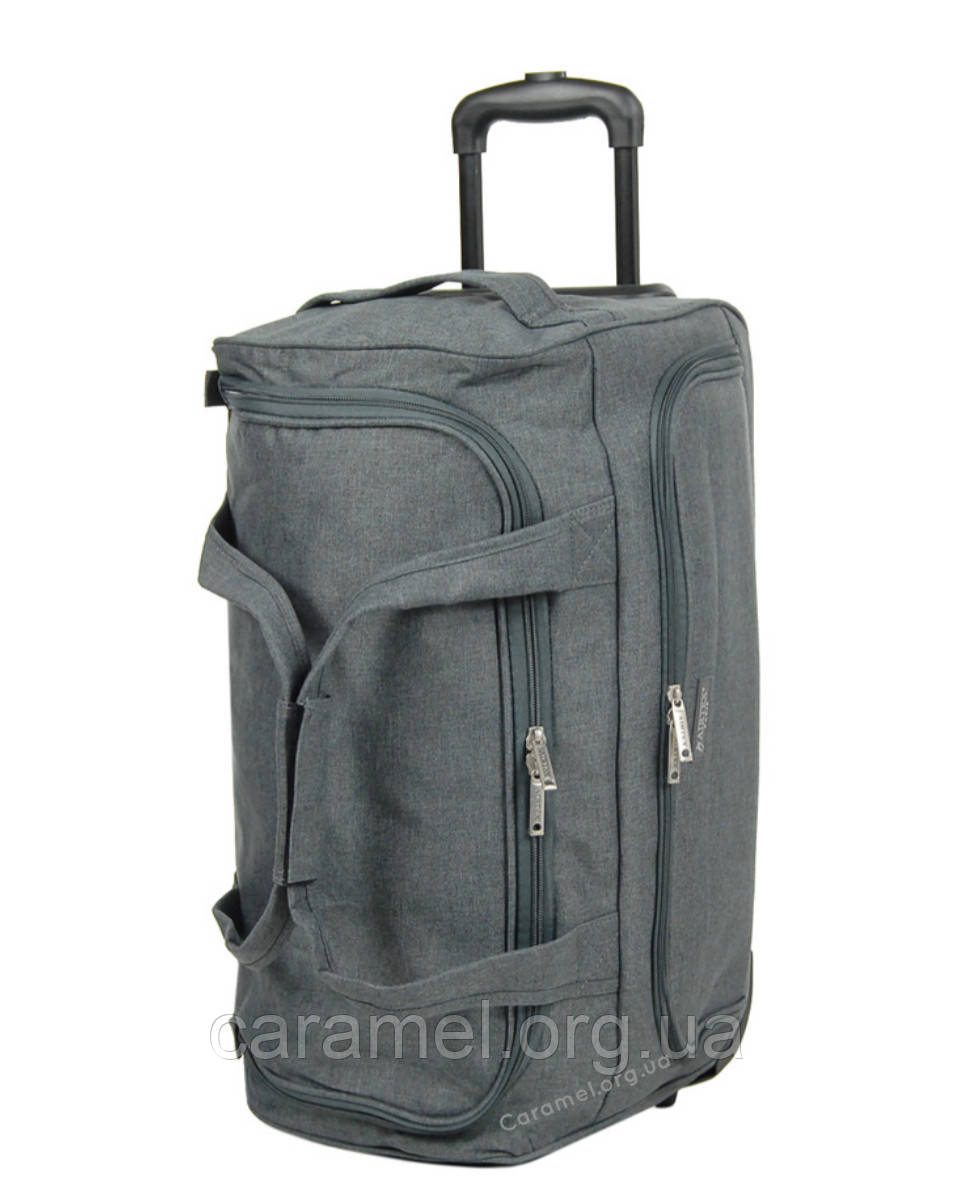 Сумка на колесах мала S сіра 55x28x30см/46л/2.2кг/Airtex 823-55
