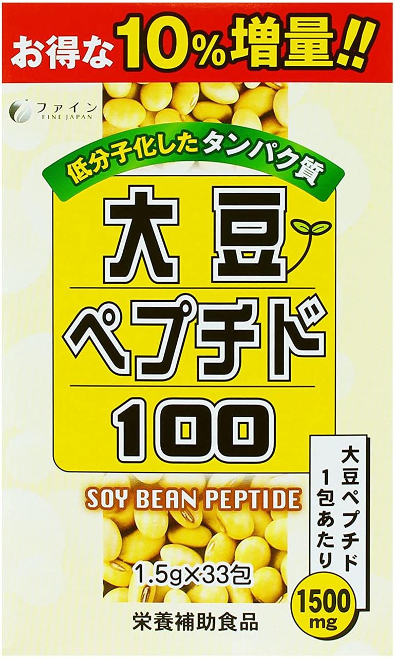 Fine Japan Soy Peptide соєві пептиди 1500 мг, 33 пакетика