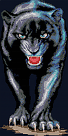 Алмазная вышивка " Черная пантера " черная кошка, полная выкладка, мозаика 5d наборы 58x32 см