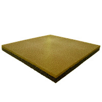Гумова плитка 500х500х40 мм PuzzleGym (жовта)