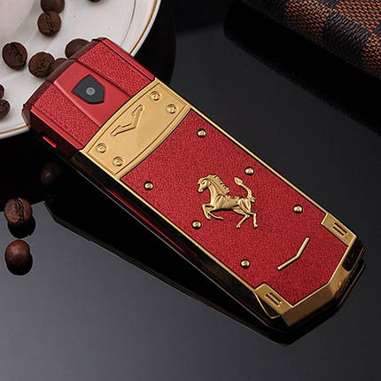 Телефон H-Mobile A8 (Mafam A8) red. Vertu design, фото 1