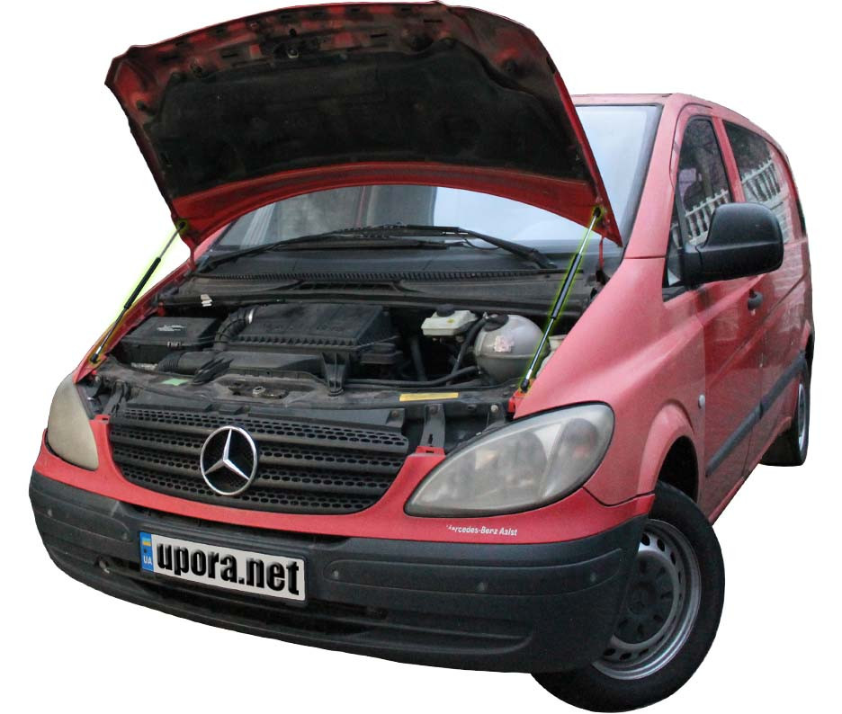 Амортизатори капота/Упори капота для Mercedes Benz Vito W639 / Мерседес Бенц Віто 2 (2003-2014)