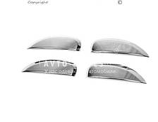 Накладки на ручки дверей Renault Logan 2013-... - виробник №1