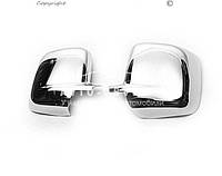 Накладки на зеркала Peugeot Bipper нерж - произв №2