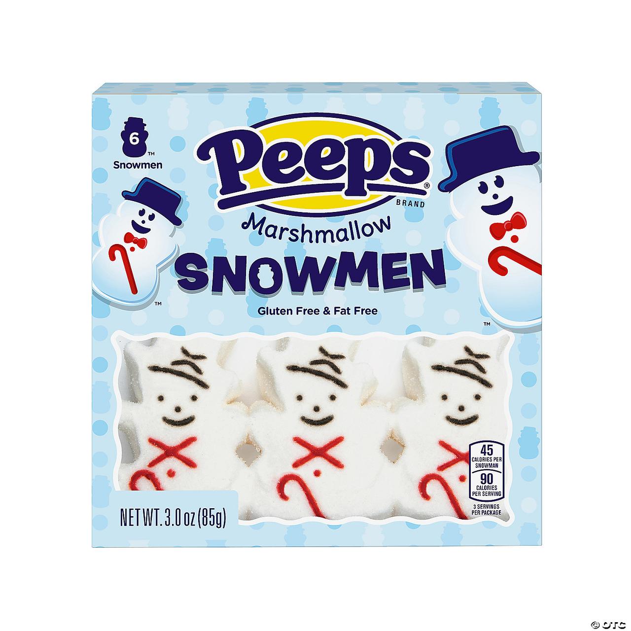 Новорічне Маршмеллоу Peeps Snowmen 6st 85g